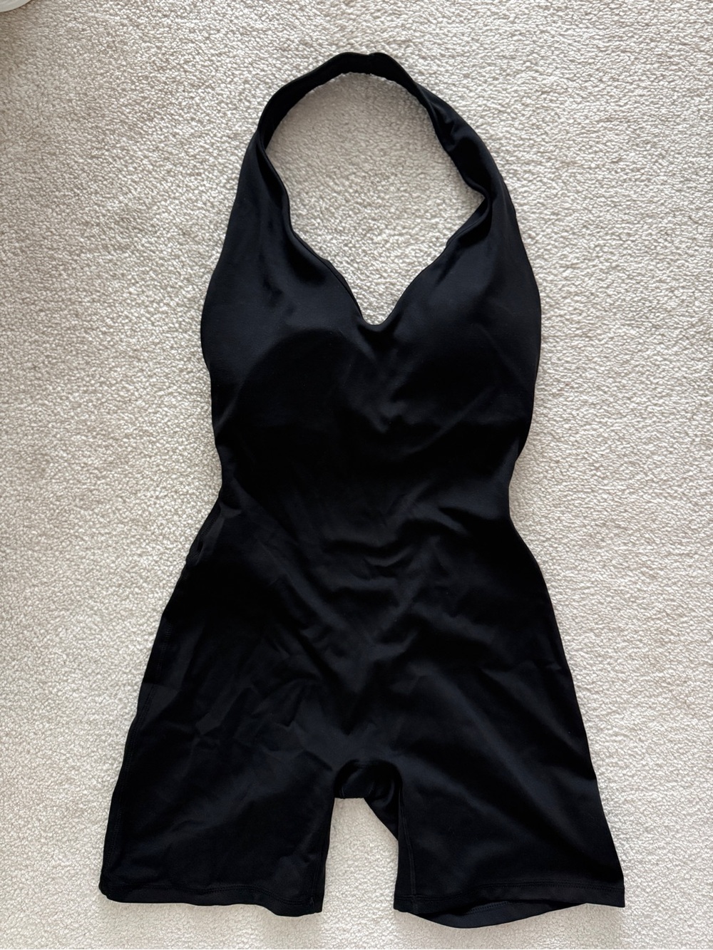 Oner Active Black Halter Romper Jumpsuit